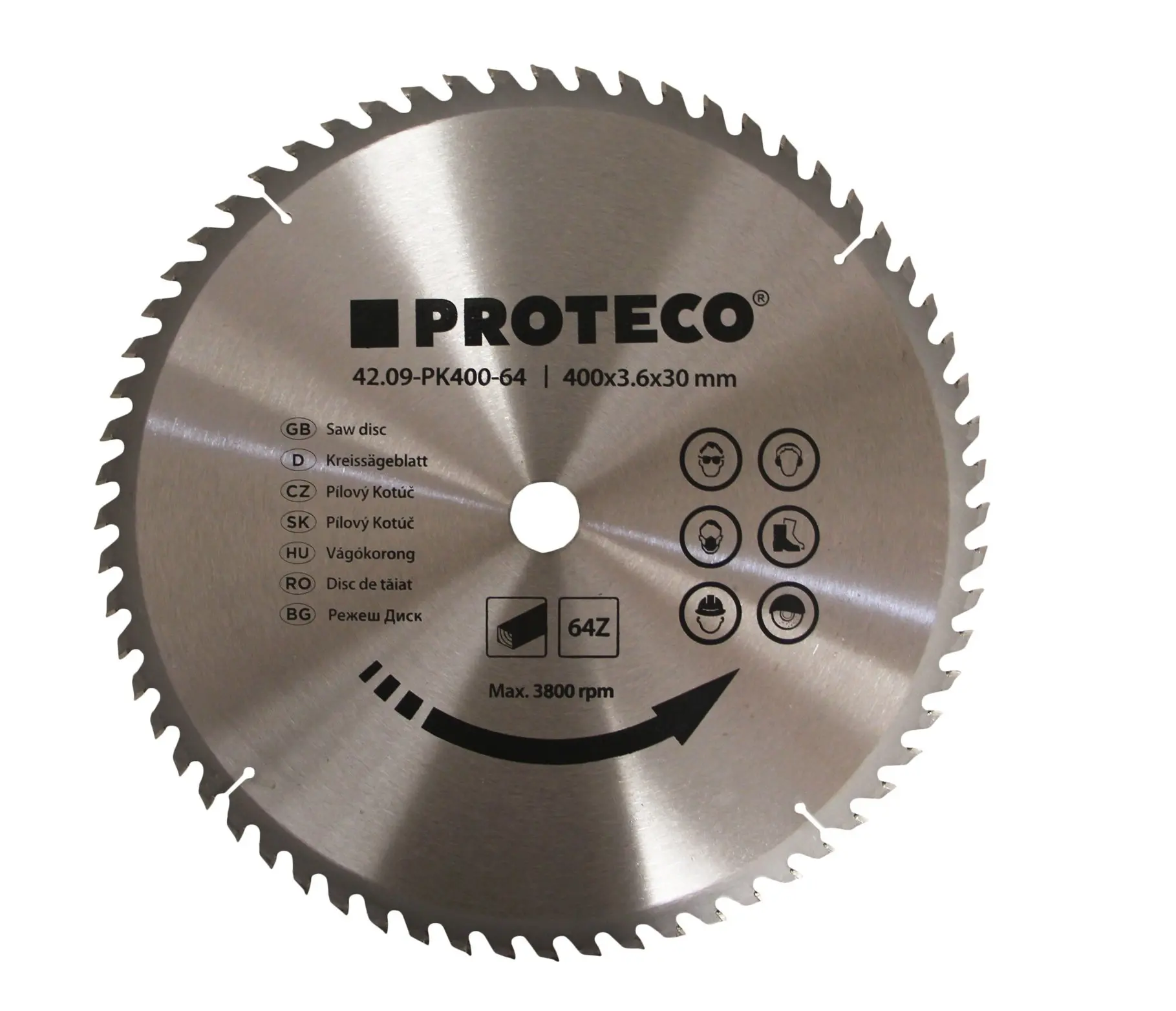 kotouč pilový SK 400 x 3.6 x 30 64z