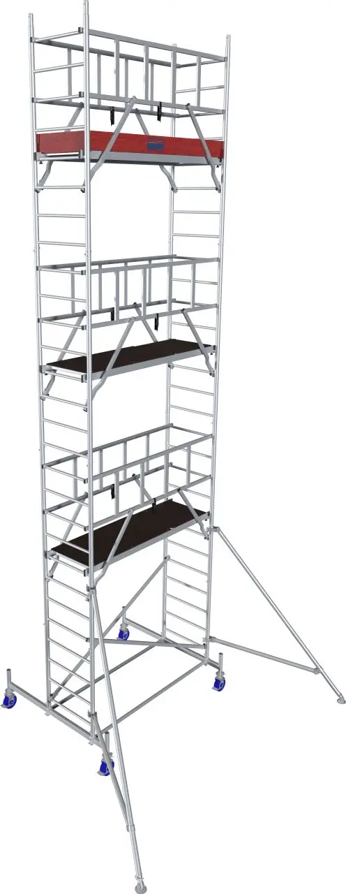 lešení pojízdné „PROTEC KRAUSE“ hliníkové, pracovní výška 8.3 m