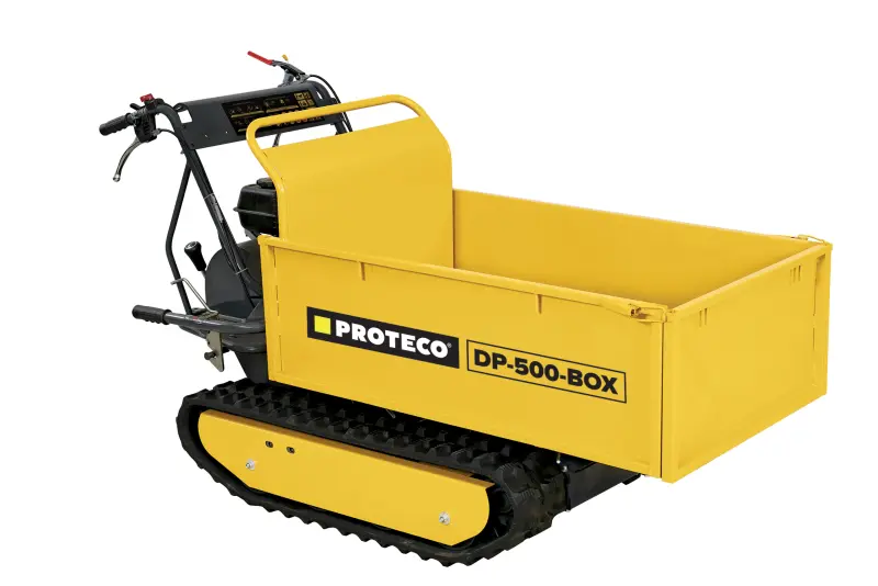 54871-51_03-dp-500-box_model Pásový dumper (přepravník) BOX | nosnost 500 kg | s hydraulickým vyklápěním | 196 cm3