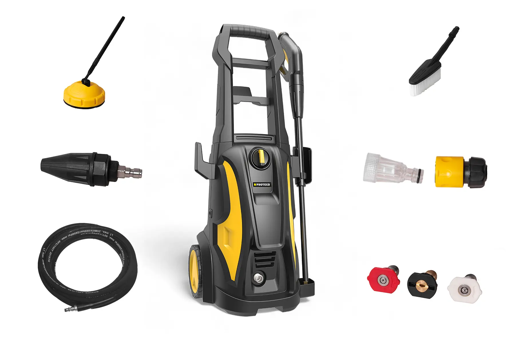 Vysokotlaký čistič samonasávací | 2400 W | bez navijáku | 180 bar