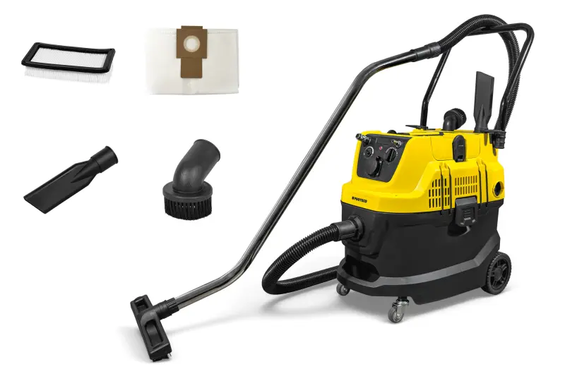 Průmyslový vysavač Premium | 1600 W | s oklepem filtru