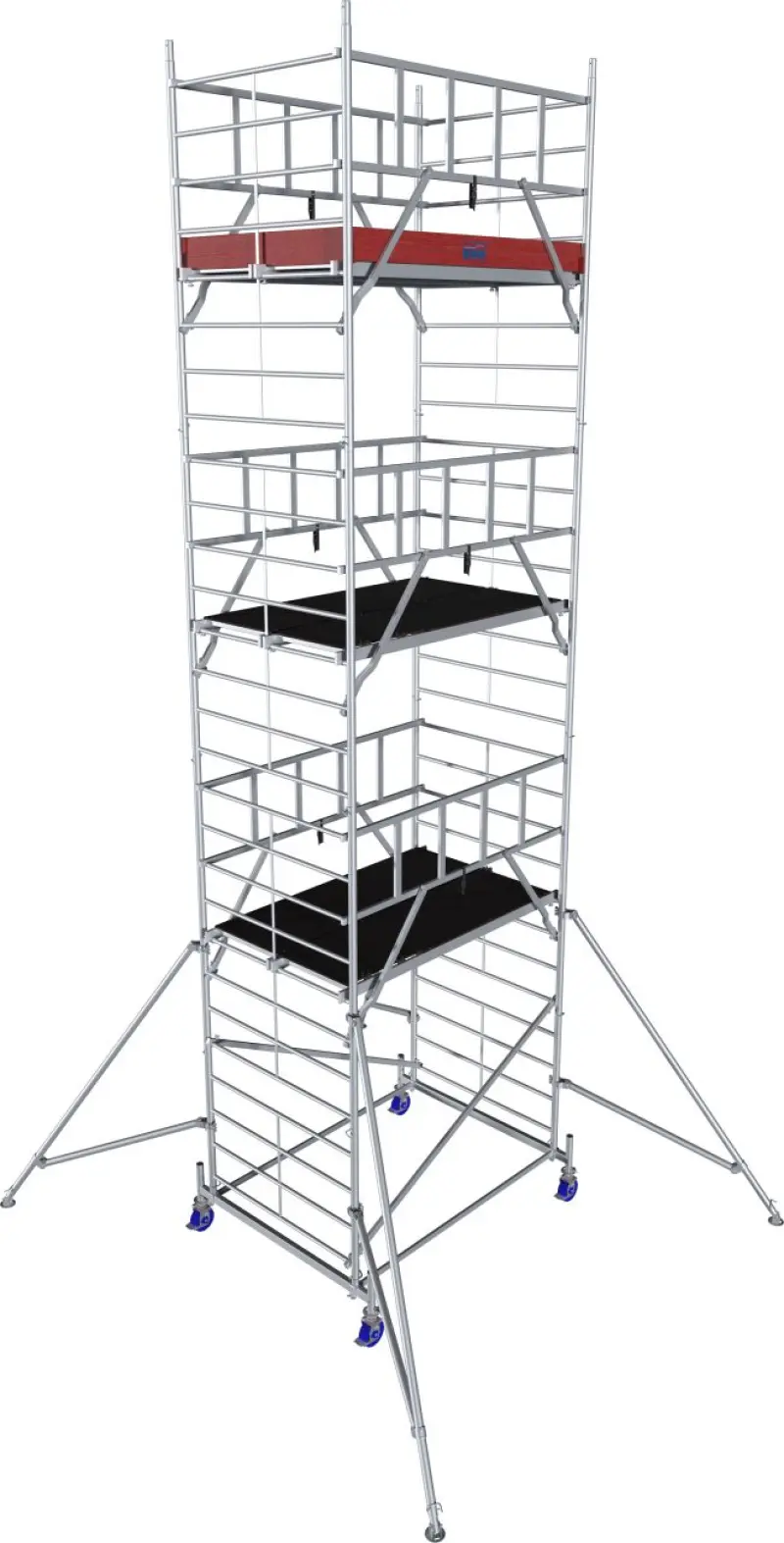 lešení pojízdné „PROTEC XXL“ hliníkové, široké provedení, pracovní výška 8.3m